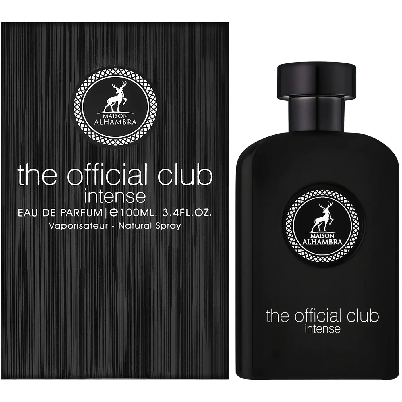 The Official Club Intense fragrance bottle