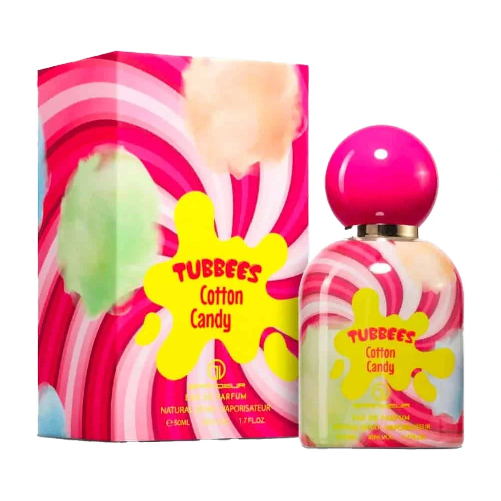 Tubbees Cotton Candy fragrance bottle
