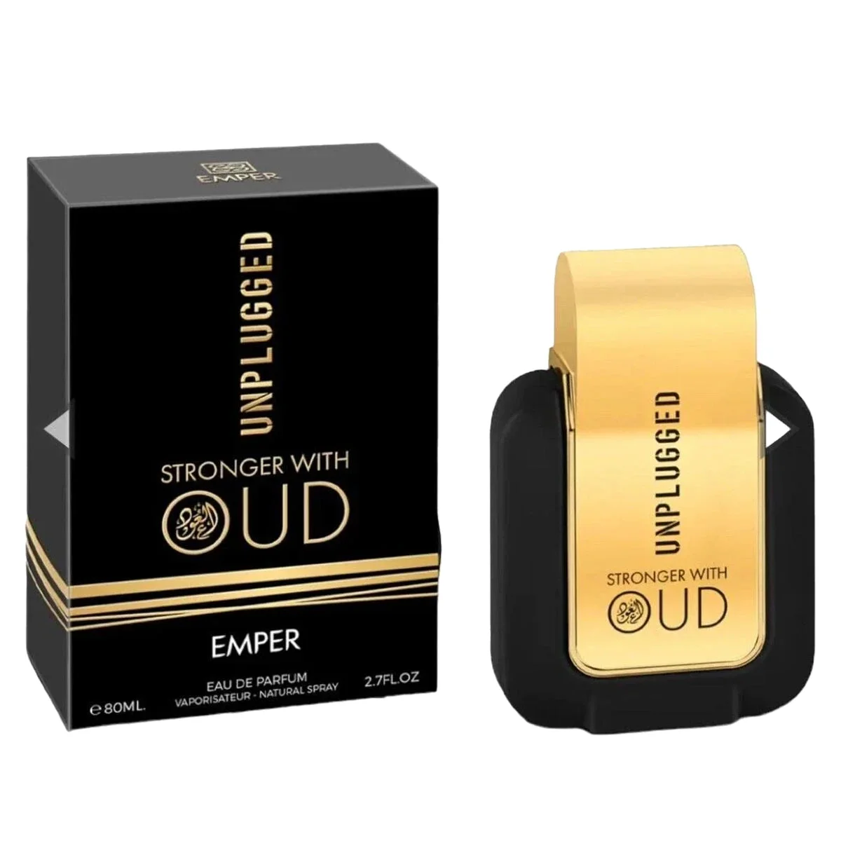 Stronger With oud EDP fragrance bottle