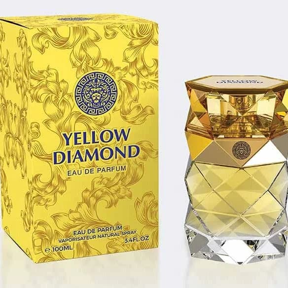 Yellow Diamond fragrance bottle