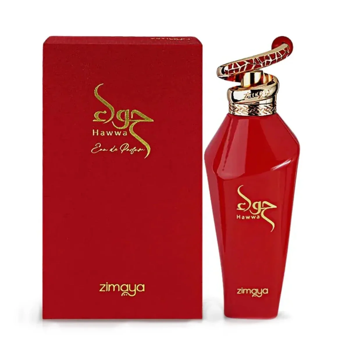 Zimaya Hawwa Red 3.4 oz EDP for women bottle